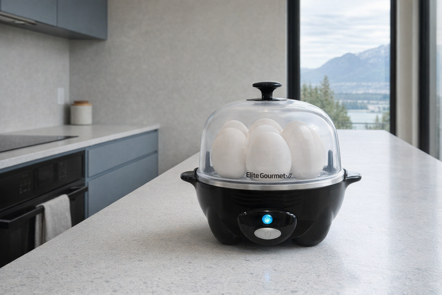 Elite Gourmet Rapid Egg Cooker 7 Eggs