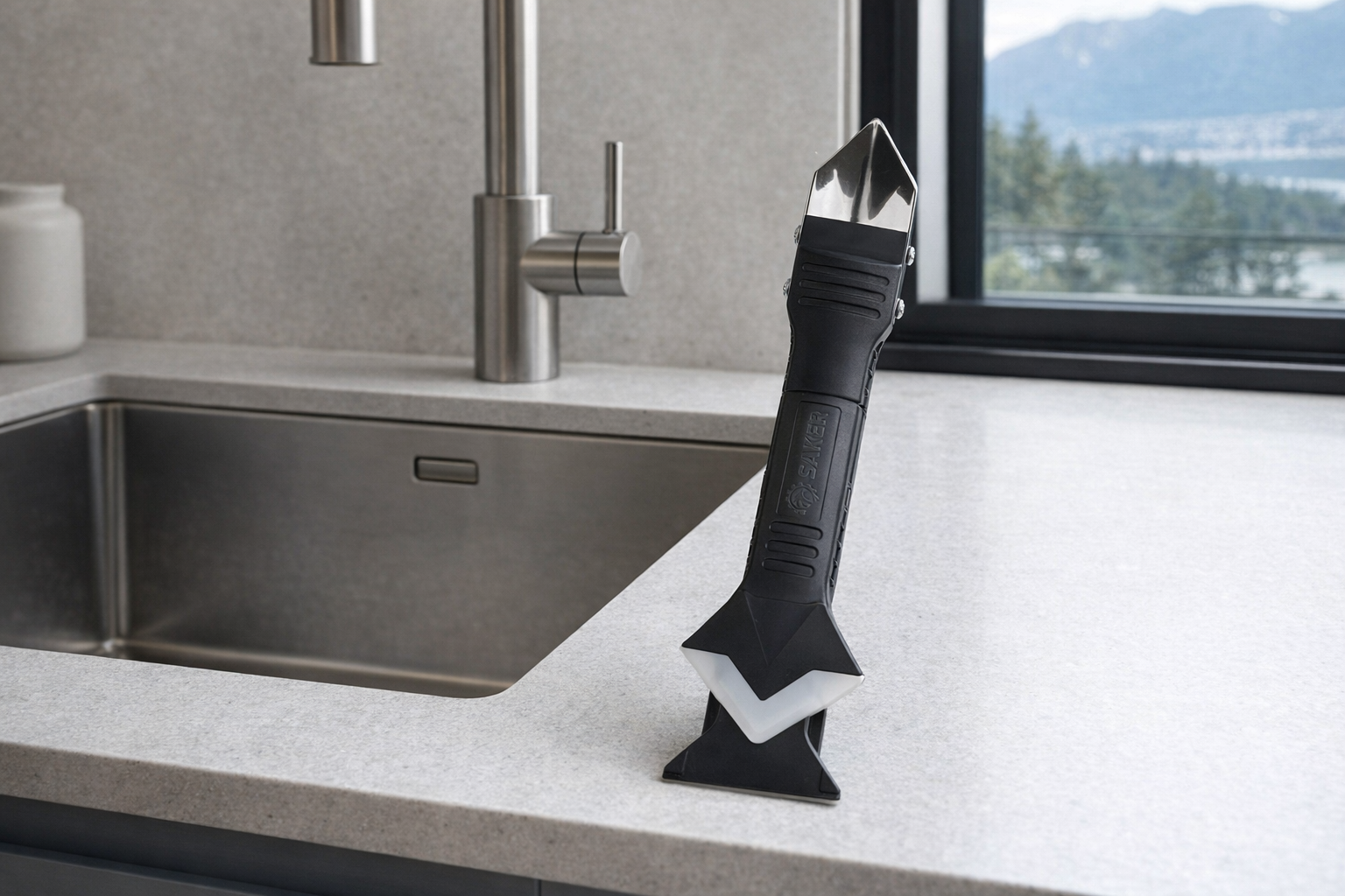 The Saker Silicone Caulking Tools 3-in-1: What It's Actually Built For